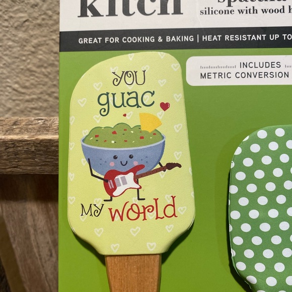 Avocado Spatulas Set Of 2, Guacamole Spatulas, You Guac My World Spatula Set - Picture 6 of 14